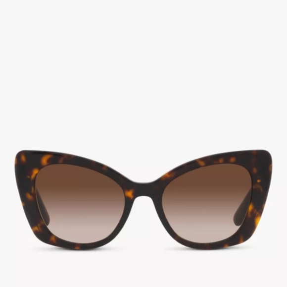 New - Dolce & GabbanaDG4405 Women's Butterfly Sunglasses, Tortoise/Brown Gradi… - Picture 4 of 17